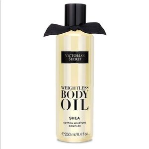Victoria Secret’s weightless body oil shea